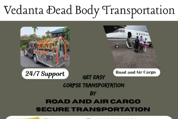 Vedanta hearse Transportation in Hyderabad is reliable and affordable Price