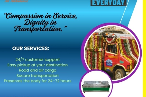 Vedanta’s Makes Dead Body Transportation Easier and Well-Cleaned in Patna