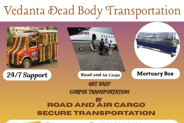 Vedanta Mortuary Box Transportation in Patna - Safe and Convenient Body Transportation