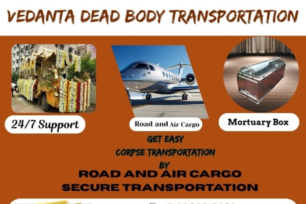 Vedanta Corpse Transportation in Kolkata - Dependable Assistance for Transferring Deceased Bodies