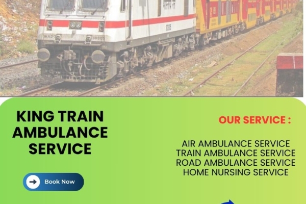 King Provided the Cleanest Train Ambulance Service for Patients in Kolkata