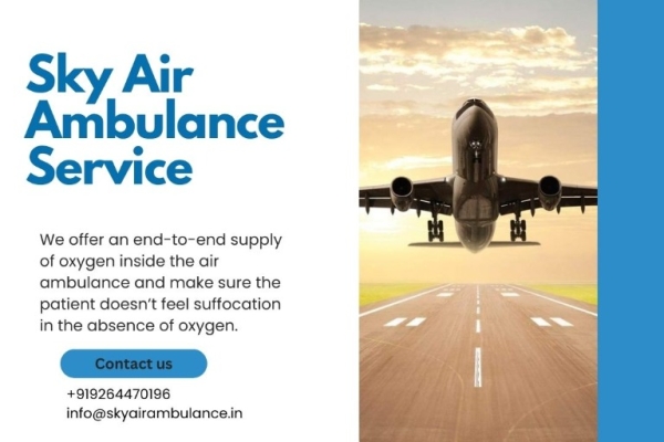 Use Sky Air Ambulance from Patna to Delhi for unexpected transportation