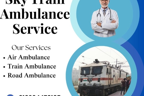 Sky Train Ambulance in Patna Provided Transfer Facilities Along With Modern Medical Care