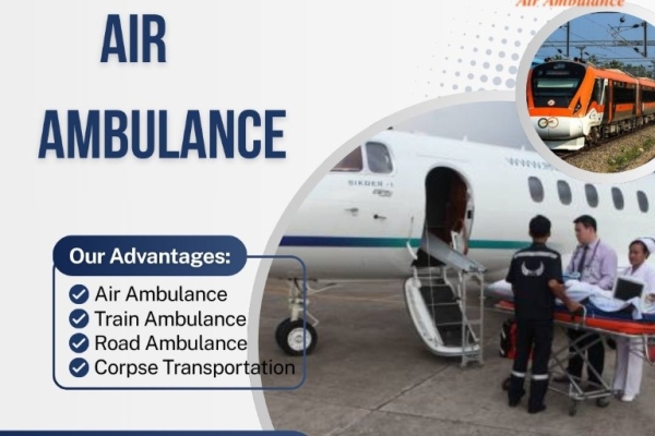 Vedanta Air Ambulance provide a timely booking service in Bangalore