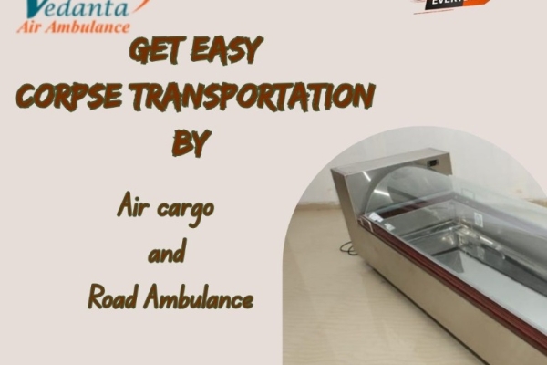Vedanta Dead Body Transportation in Varanasi are moved using a Freezer Box
