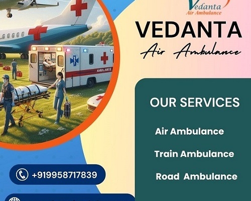 Take Vedanta Air Ambulance Service in Bangalore for Reliable and fast Sick Patient Shifting