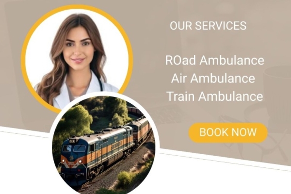 Book King Train Ambulance Service in Jabalpur to take care of your injured critical patients