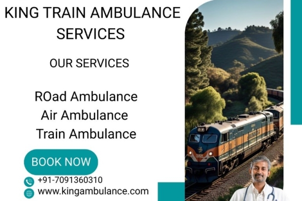Get King Train Ambulance service in Raipur now for your critical patient