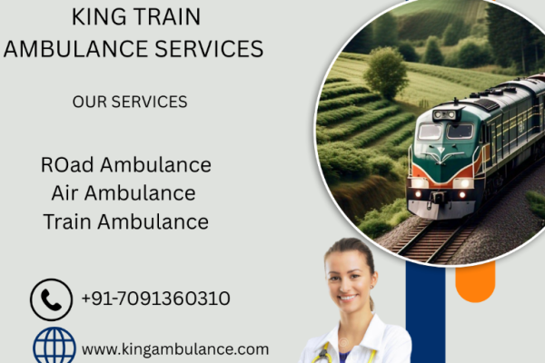 Get King Train Ambulance Service for Critically Ill Patients in Raipur Now