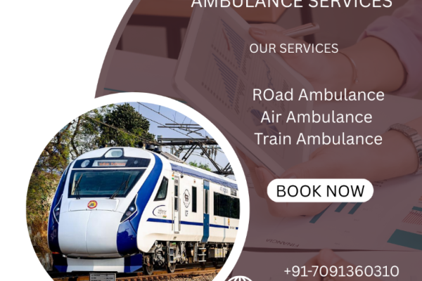Get King Train Ambulance Service in Jamshedpur now to transport your critical patient.