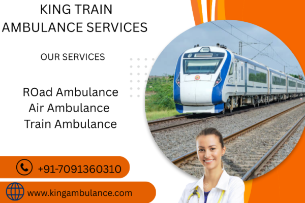 Get King Train Ambulance Service in Jamshedpur now to transport your critical patient