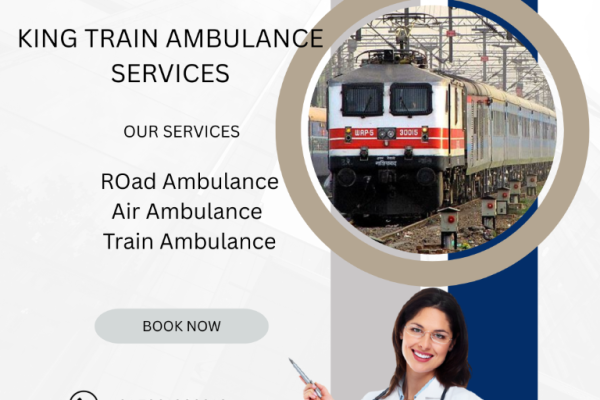 Choose King Train Ambulance Service now to take critical of your patients in Raipur