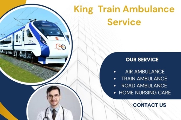 King Train Ambulance Service provides a comfortable transfer facilities to patients in Jamshedpur