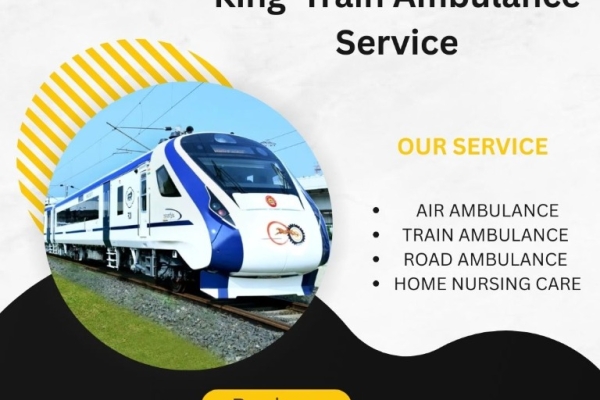 King Train Ambulance service in Indore provides a under and comfortable transfer facilities to the patients.