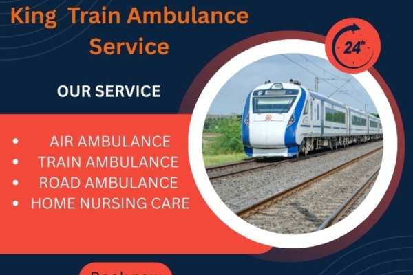 King Train Ambulance in Jamshedpur transfers your sick patient at a very low cost