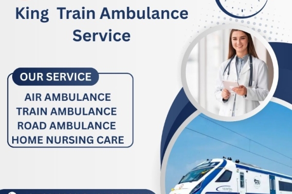 King Train Ambulance service in Bhopal provides safe and life saving transport facility to patients