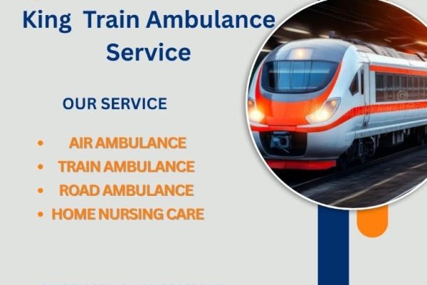 King Train Ambulance in Raipur provides a reliable and trustworthy transport facility