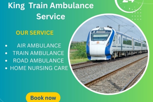 King Train Ambulance service in Nagpur takes your patient to their destination at a fast speed