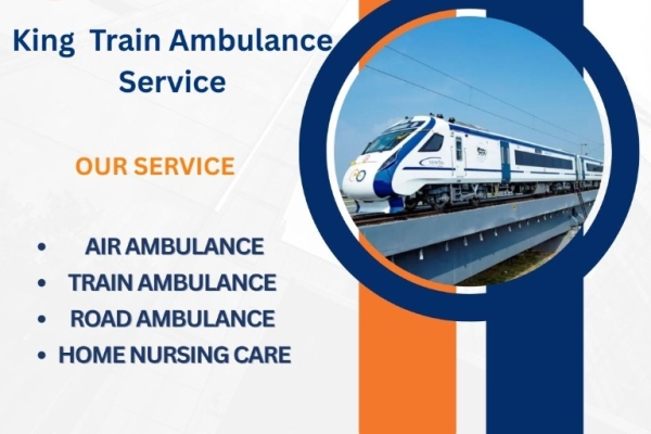 King Train Ambulance service in Siliguri provides patients with transportation facility at a very low rate