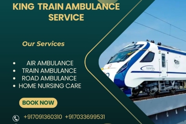 Use the best and reliable King Train Ambulance service in Nagpur for patient transfer