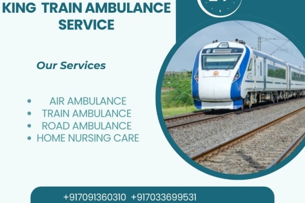 King Train Ambulance Service plays an important role in transporting patients from one city to another in Jamshedpur