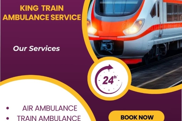 King Train Ambulance in Varanasi provides transportation facility to patients at a very low rate.