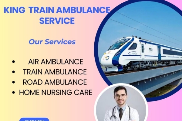 King Train Ambulance service in Nagpur transfers your sick patient at a very nominal rate.