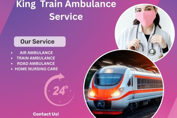 King Train Ambulance Service in Lucknow provides a life-saving facility to your patient