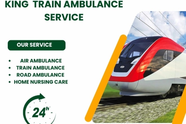 King Train Ambulance service in Bhopal provides quick transportation of patients from