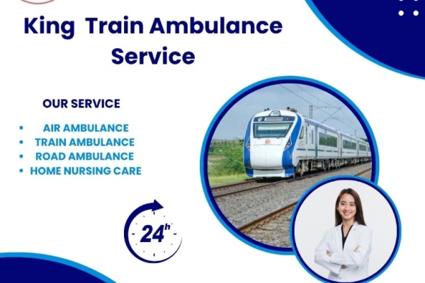 King Train Ambulance Service in Varanasi provides patient transfer facility at very nominal charges.