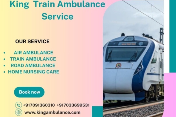 King Train Ambulance Service provides a life-saving transfer facility to the patients in Lucknow.