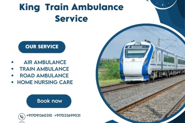 King Train Ambulance Service in Bhopal Provides a Fast Transfer Facility for Your Patient