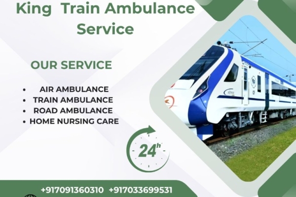 King Train Ambulance Service in Siliguri provides transfer facility to patients at a very low cost.