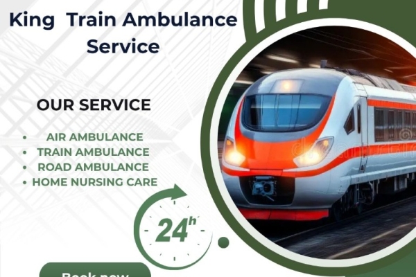 King Train Ambulance Service in Raipur transports your patient to their destination at a very nominal cost.