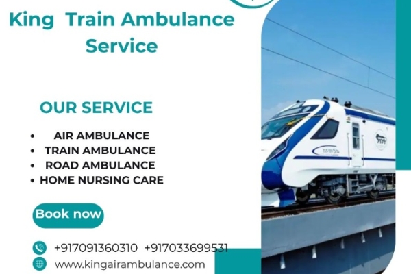 King Train Ambulance Service in Nagpur provides quick transfer of patients to their destination