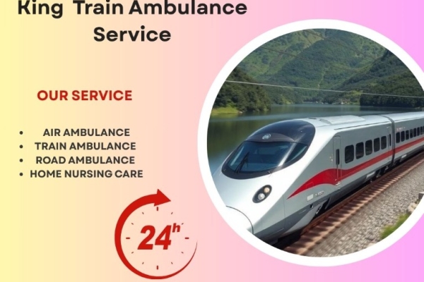 King Train Ambulance Service in Siliguri transfers your patient toat a very fast speed.