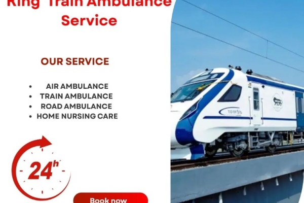 King Train Ambulance Service in Varanasi provides speedy transfer of patients to their destination