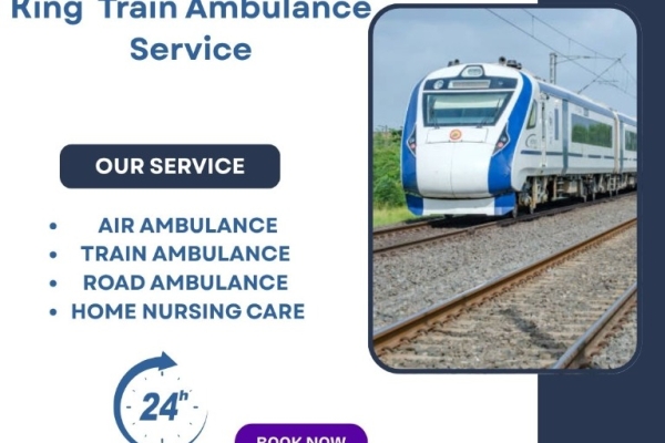 King Train Ambulance Service in Jamshedpur provides fast transfer of your patient to their destination