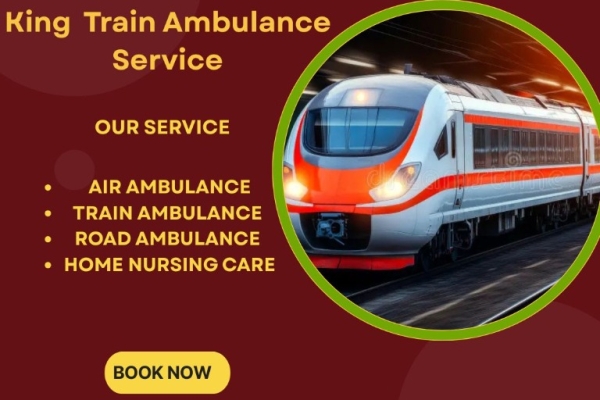 King Train Ambulance Service in Varanasi provide speed transfer of your patient to their destination.