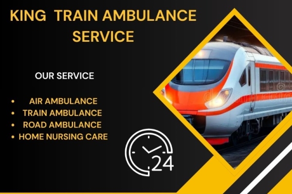 King Train Ambulance Service provides a safe  transfer facility to patients in Jamshedpur