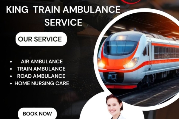 King Train Ambulance service in Bhopal transfers patients to their destination with speed