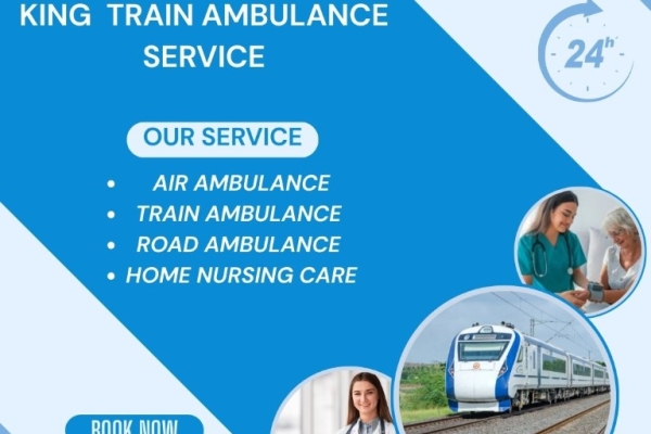 King Train Ambulance Service in Jamshedpur provides a comfortable transportation facility to your patient