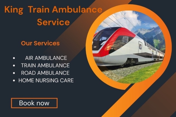 King Train Ambulance in Nagpur transfers patients at very low rates and takes them to their destination