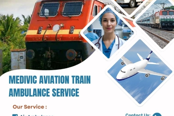 Medivic Aviation Train Ambulance from Ranchi- Reliable and Risk-Free Medical Transport