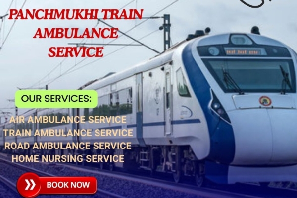 Choose Panchmukhi Train Ambulance in Allahabad for Fully Equipped ICU Service