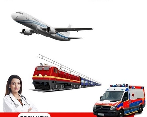 Hire Panchmukhi Train Ambulance Service in Indore with High-Grade Medical Service