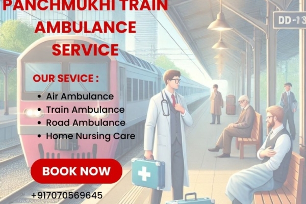 Panchmukhi Train Ambulance Services in Delhi – Never causes difficulties during the journey