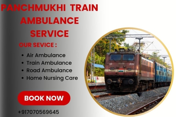 Panchmukhi Train Ambulance from Guwahati – Take Advantage of the Life Saving Services