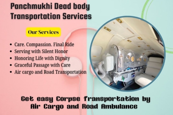Panchmukhi dead body transport in Patna is available at low rates with advanced facilities