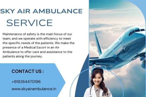 Rapid Transfer Patients With Sky Air Ambulance From Guwahati to Delhi
